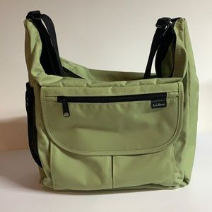 L.L. Bean crossbody bag green